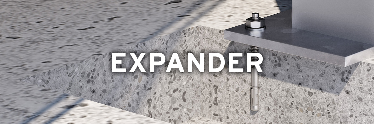 Expander | En expander är bra att använda vid förmontering, genomsticksmontage, distansmontering och vid de mest krävande applikationerna.